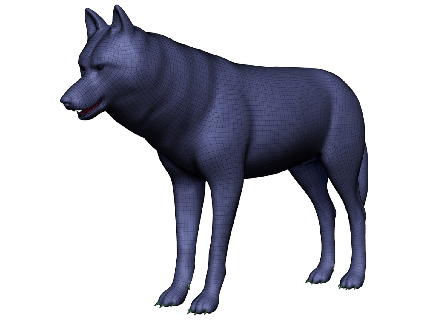 Wolf Basemesh Sculpting 3D Model - TurboSquid 1149161