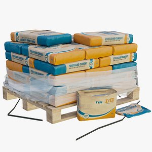 Pallet Cement LODs GameReady Used