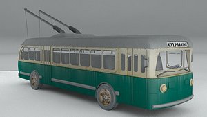 3d trole bus