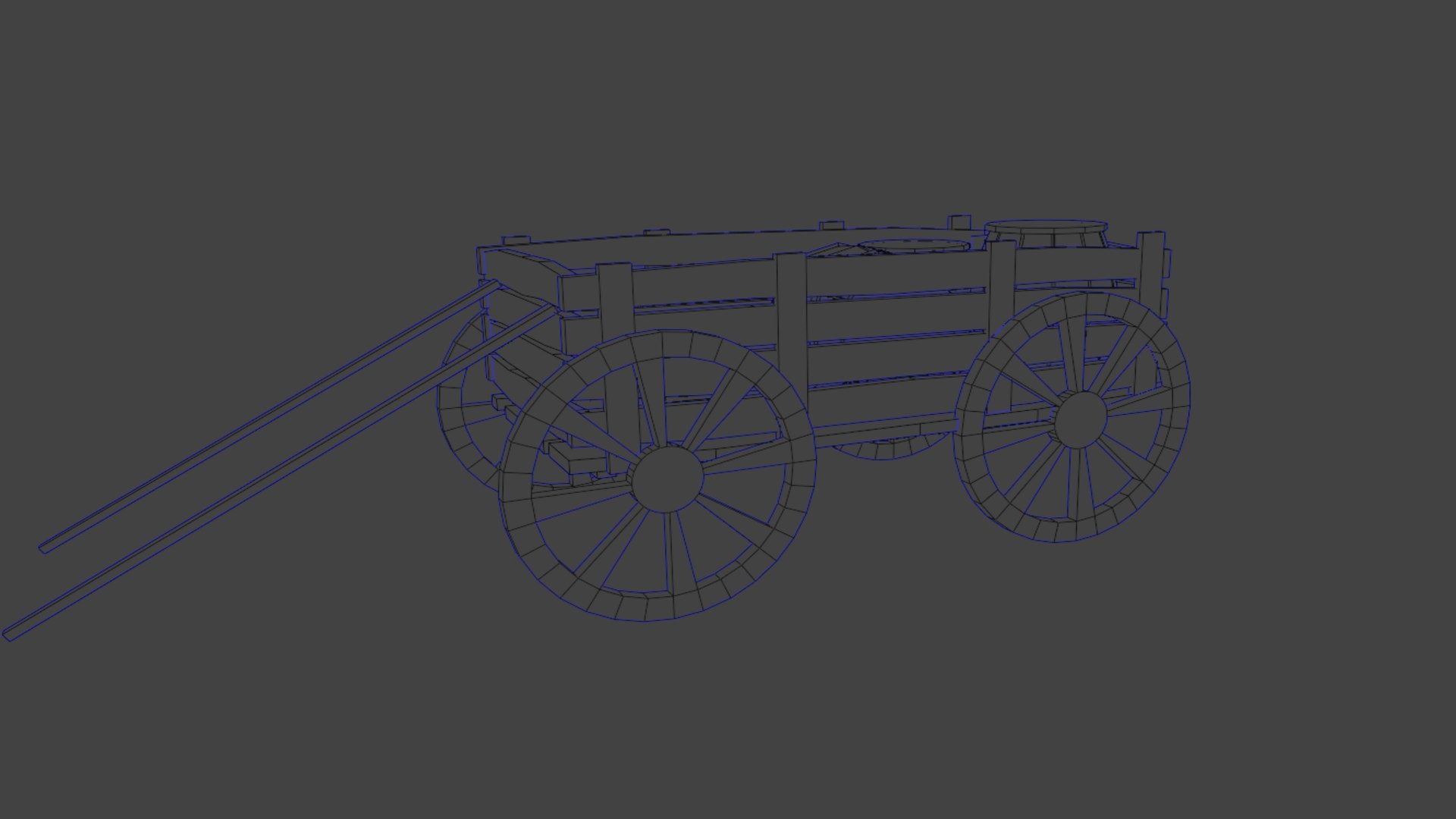 FarmCart And 3 Barrels 3D - TurboSquid 2113366