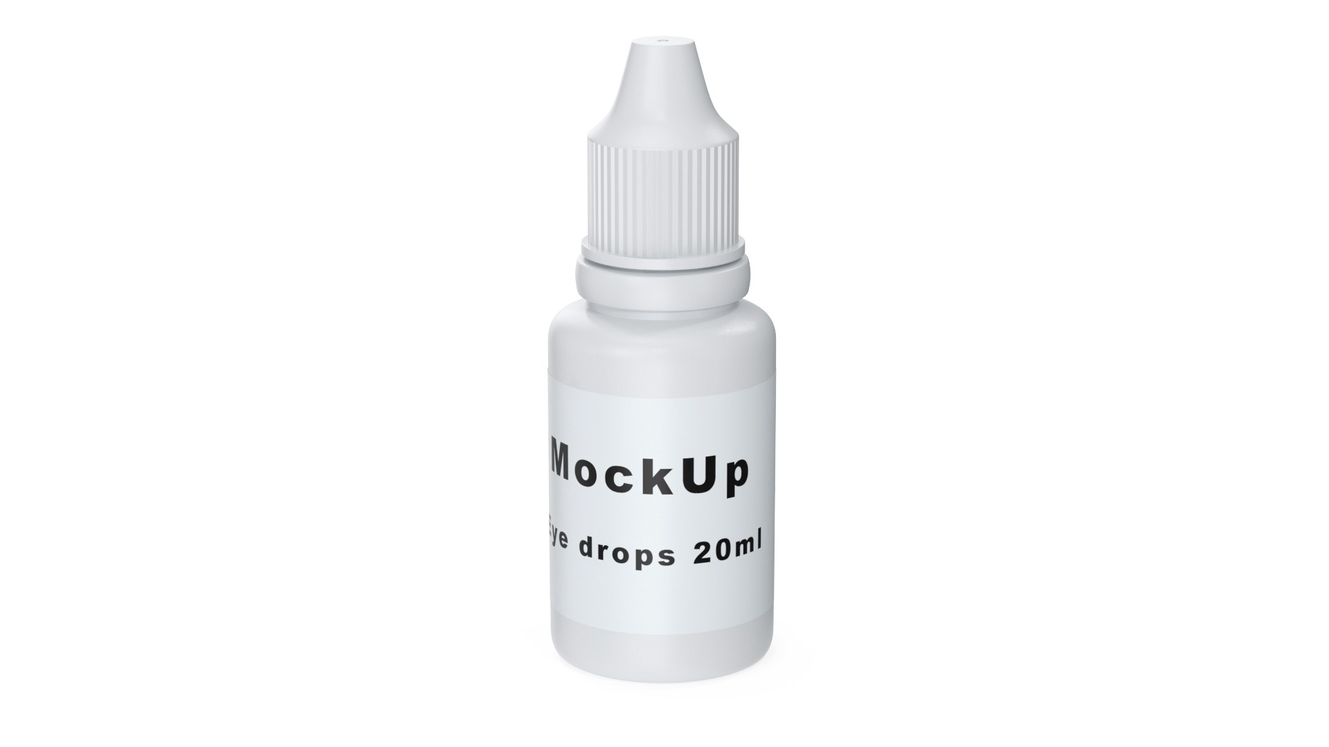 Eye Dropper Bottle 20ml Mockup 3D model preview