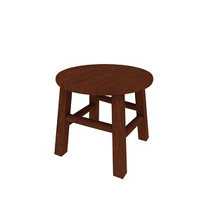 Wooden stool