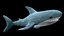 3D Stuffed Toy Shark IKEA Blahaj Rigged PBR