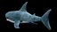 3D Stuffed Toy Shark IKEA Blahaj Rigged PBR