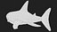 3D Stuffed Toy Shark IKEA Blahaj Rigged PBR