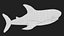 3D Stuffed Toy Shark IKEA Blahaj Rigged PBR