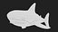 3D Stuffed Toy Shark IKEA Blahaj Rigged PBR