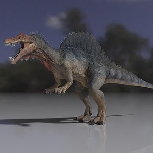 rigged studio license spinosaurus 3D