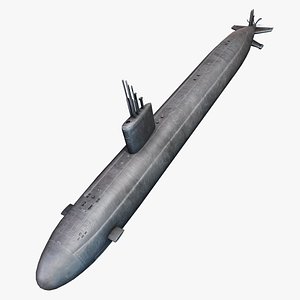 3D submarine santa fe model