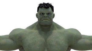 3D Hulk Detailed