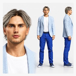 Detailed Human Male 3D