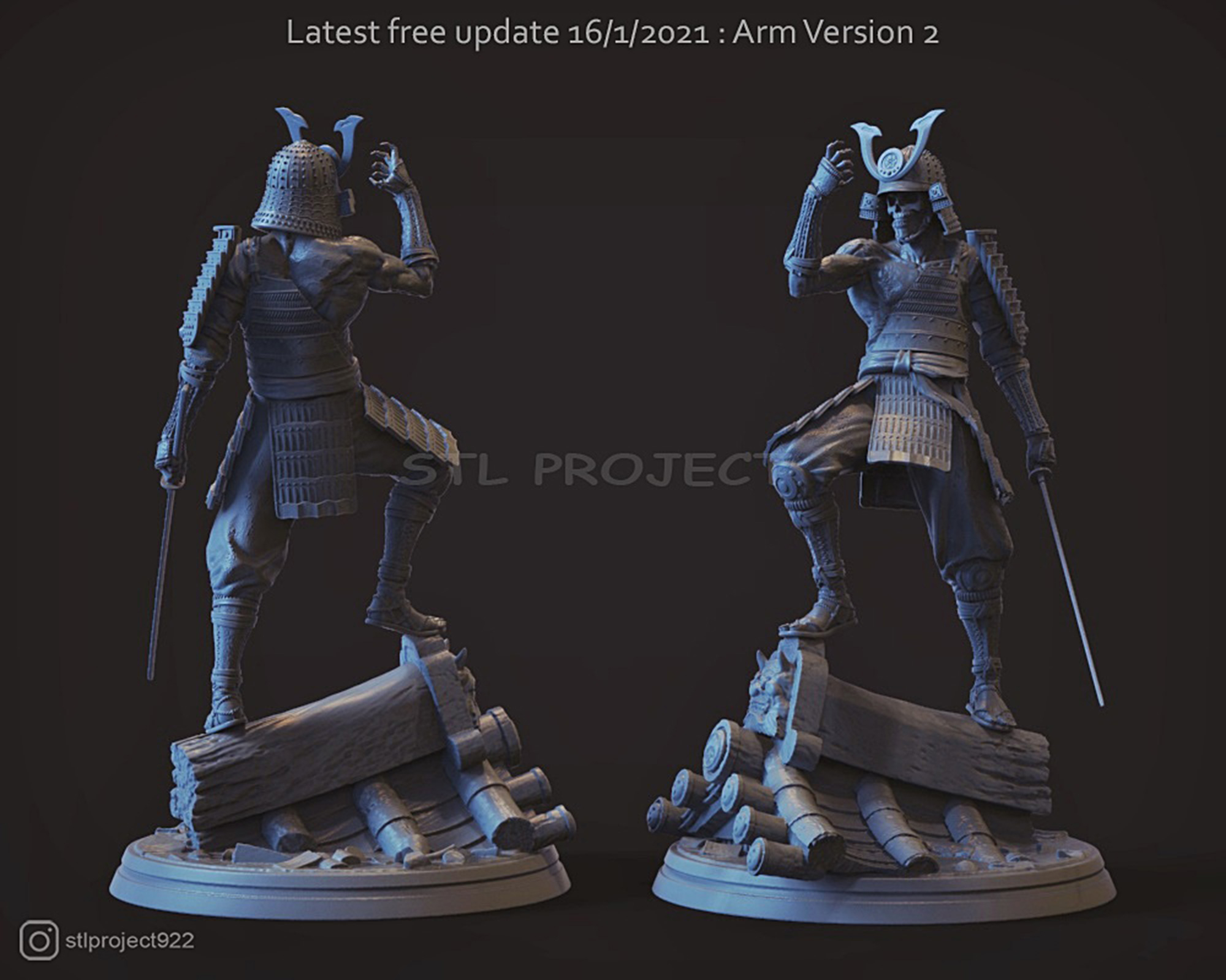 3D samurai creature model - TurboSquid 1545818