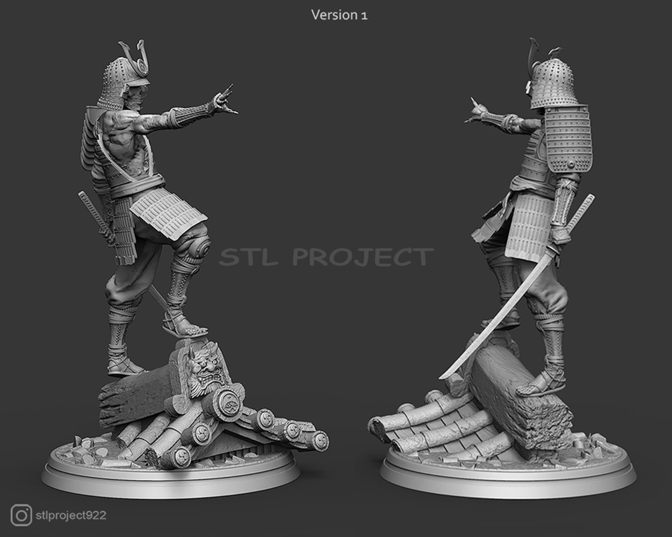 3d Samurai Creature Model - Turbosquid 1545818