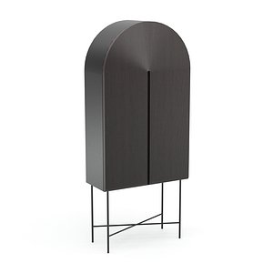 Milla and Milli Waves Bar Cabinet