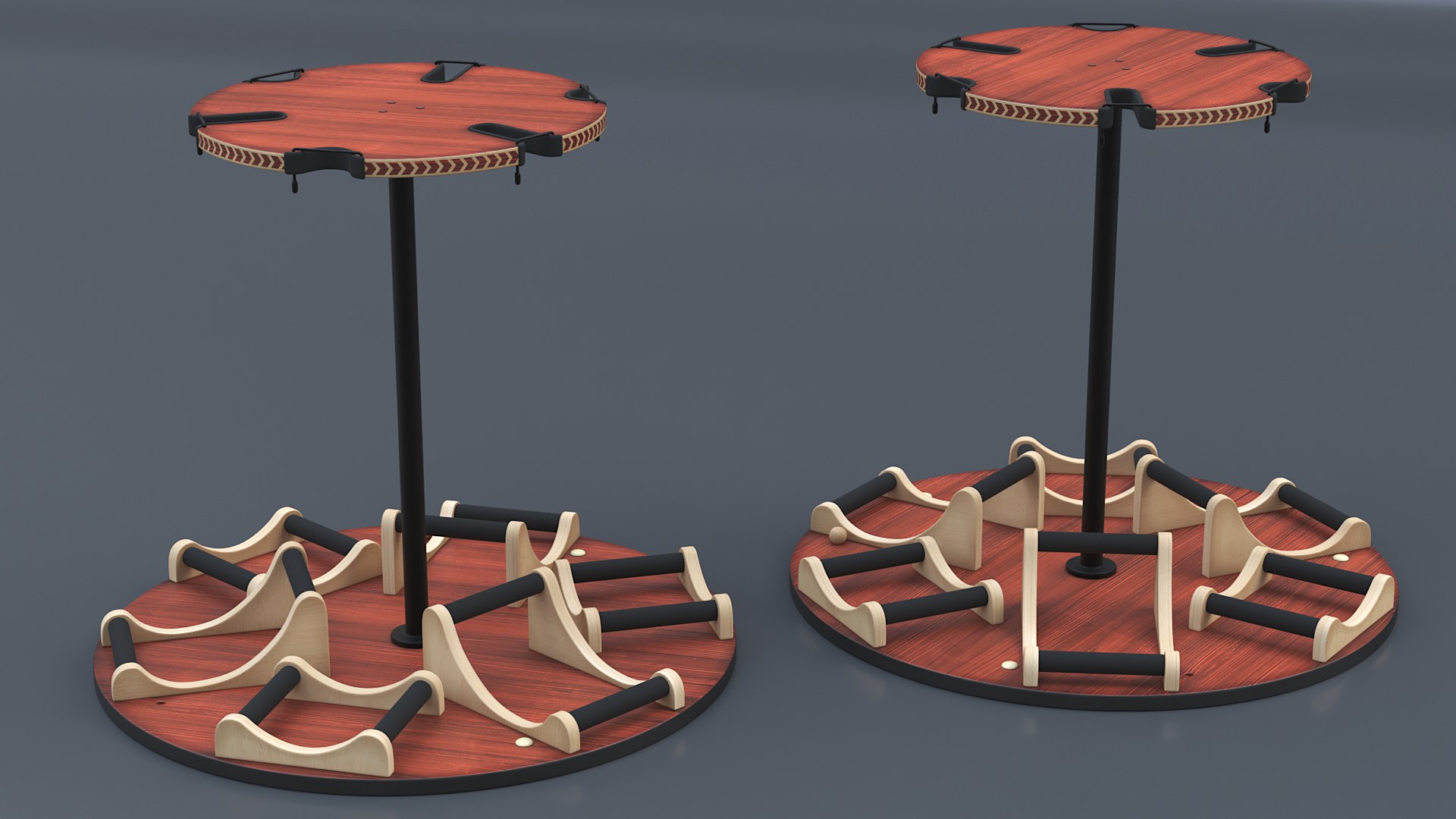 Carousel Rotating Guitar Stand 3D - TurboSquid 2356964