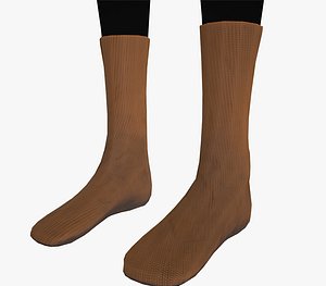 Brown Socks Style 3