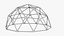 Geodesic Dome V2 Black 3D