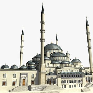 3d model kocatepe mosque