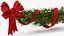 Christmas Garland v 2 with Bows and Ribbon