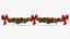 Christmas Garland v 2 with Bows and Ribbon