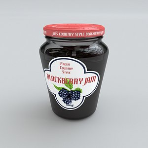 3d jam jar model