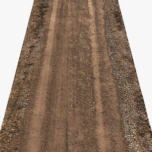 Spring road material 02 3D model