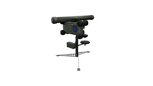 RBS 70 anti-aircraft missile Low-poly 3D model