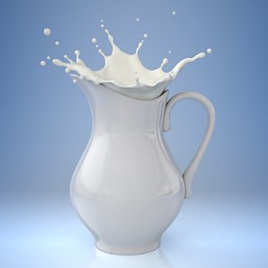 Pitcher of milk
