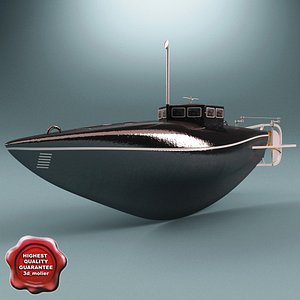First Serial Submarine Drzewiecki 1881