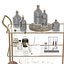 3D bar cart terrace trolley