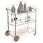 3D bar cart terrace trolley