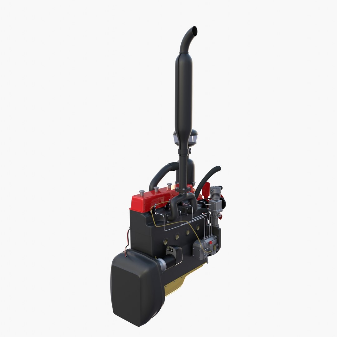 3D Tractor Engine model - TurboSquid 1881634