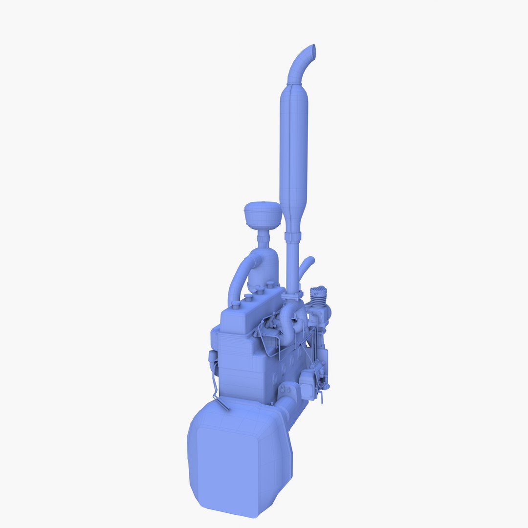 3D Tractor Engine model - TurboSquid 1881634