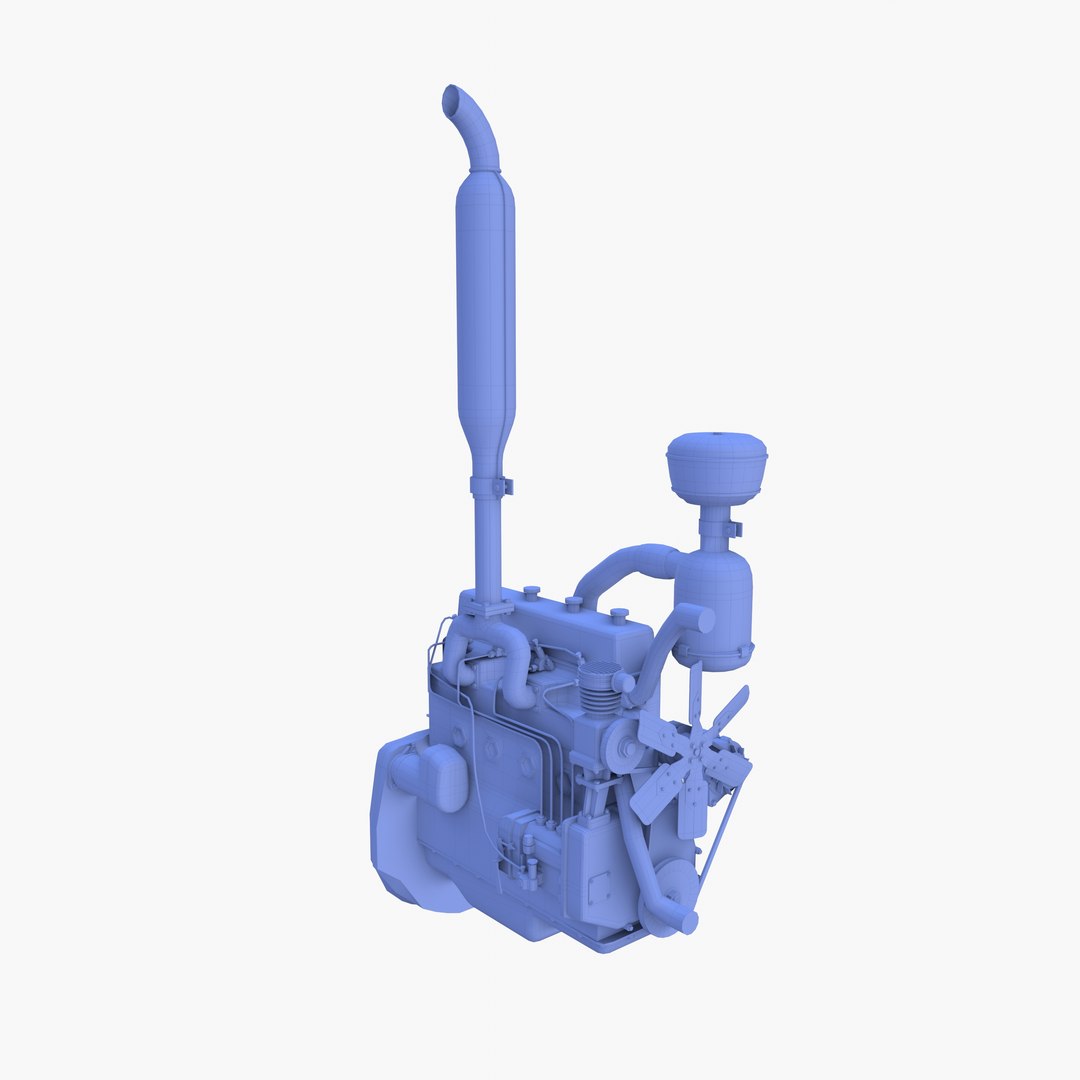 3D Tractor Engine model - TurboSquid 1881634