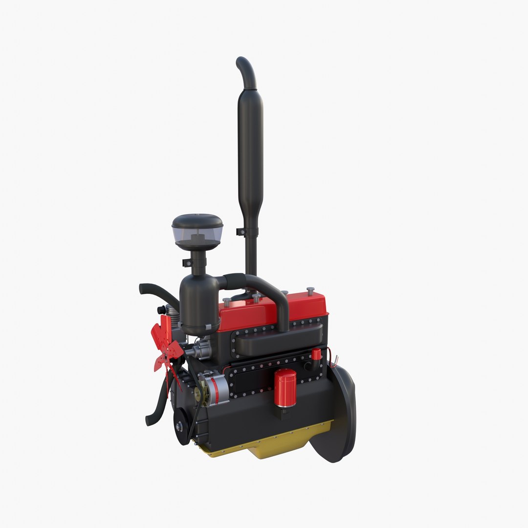 3D Tractor Engine model - TurboSquid 1881634