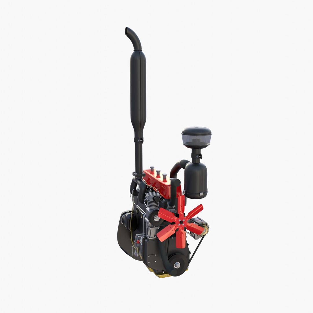3D Tractor Engine model - TurboSquid 1881634