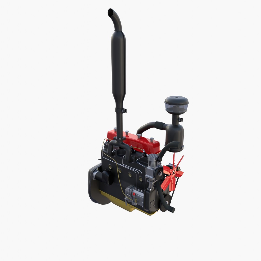 3D Tractor Engine model - TurboSquid 1881634