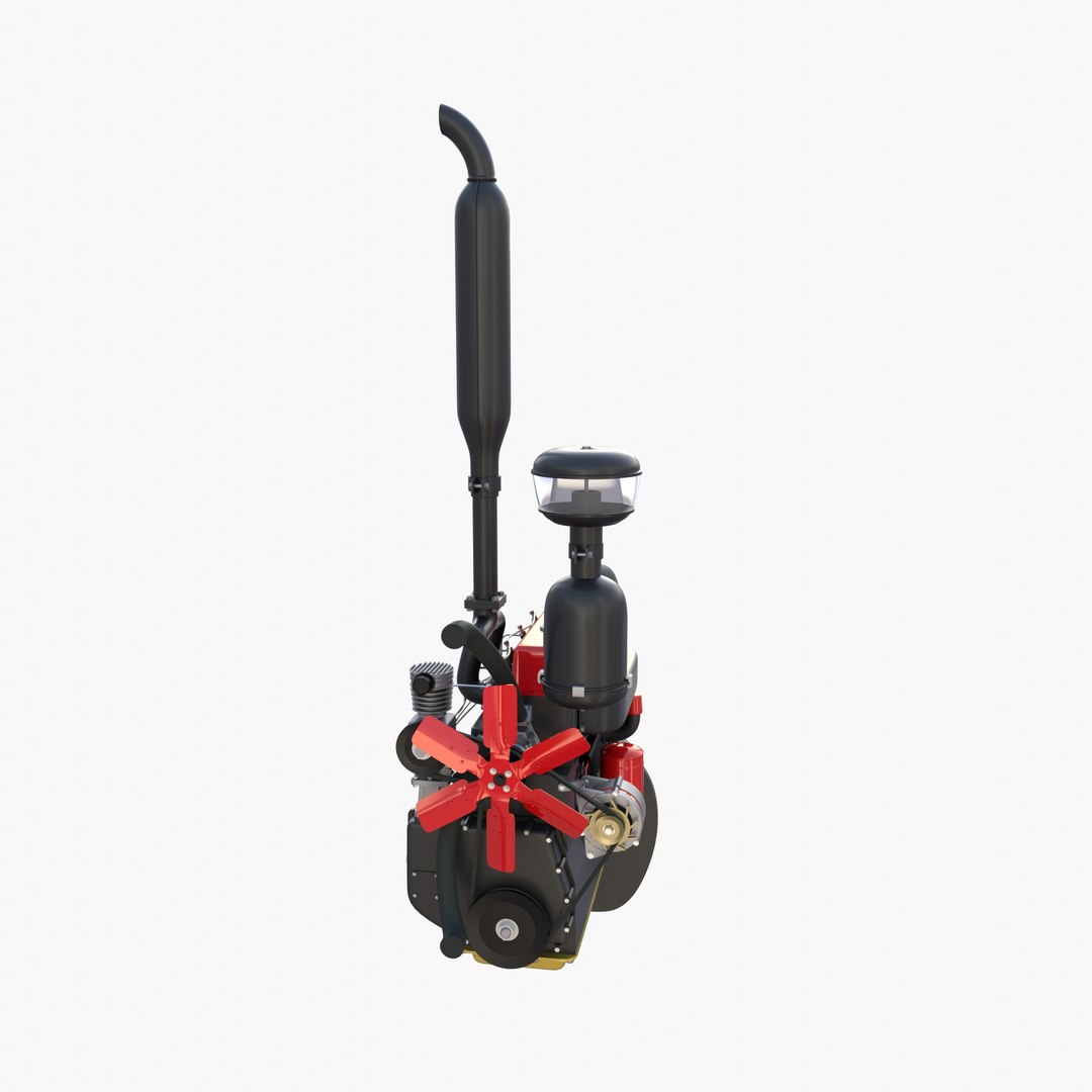 3D Tractor Engine model - TurboSquid 1881634