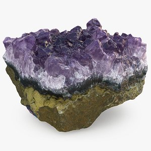 Amethyst Stone 02 3D