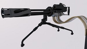 3D minigun model