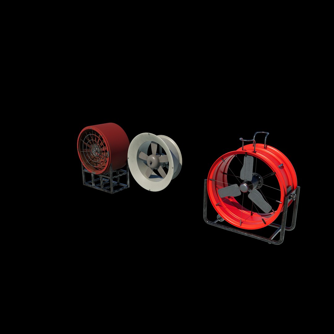 3D Model All Fans 3D Model - TurboSquid 2476603