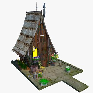 fancy hut model