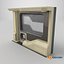 Innenraum Sci-Fi-Teil mit Fenstern PBR