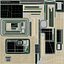 Innenraum Sci-Fi-Teil mit Fenstern PBR
