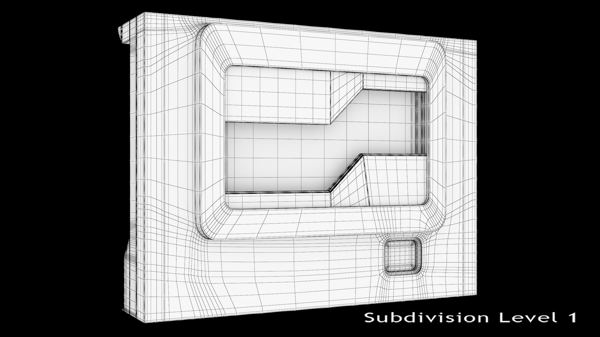 Interior Sci-fi Part With Windows PBR 3D - TurboSquid 2227553