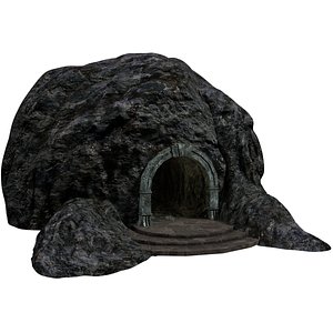 cave entrance 3d model