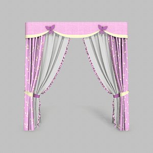 Curtains 9 3d model