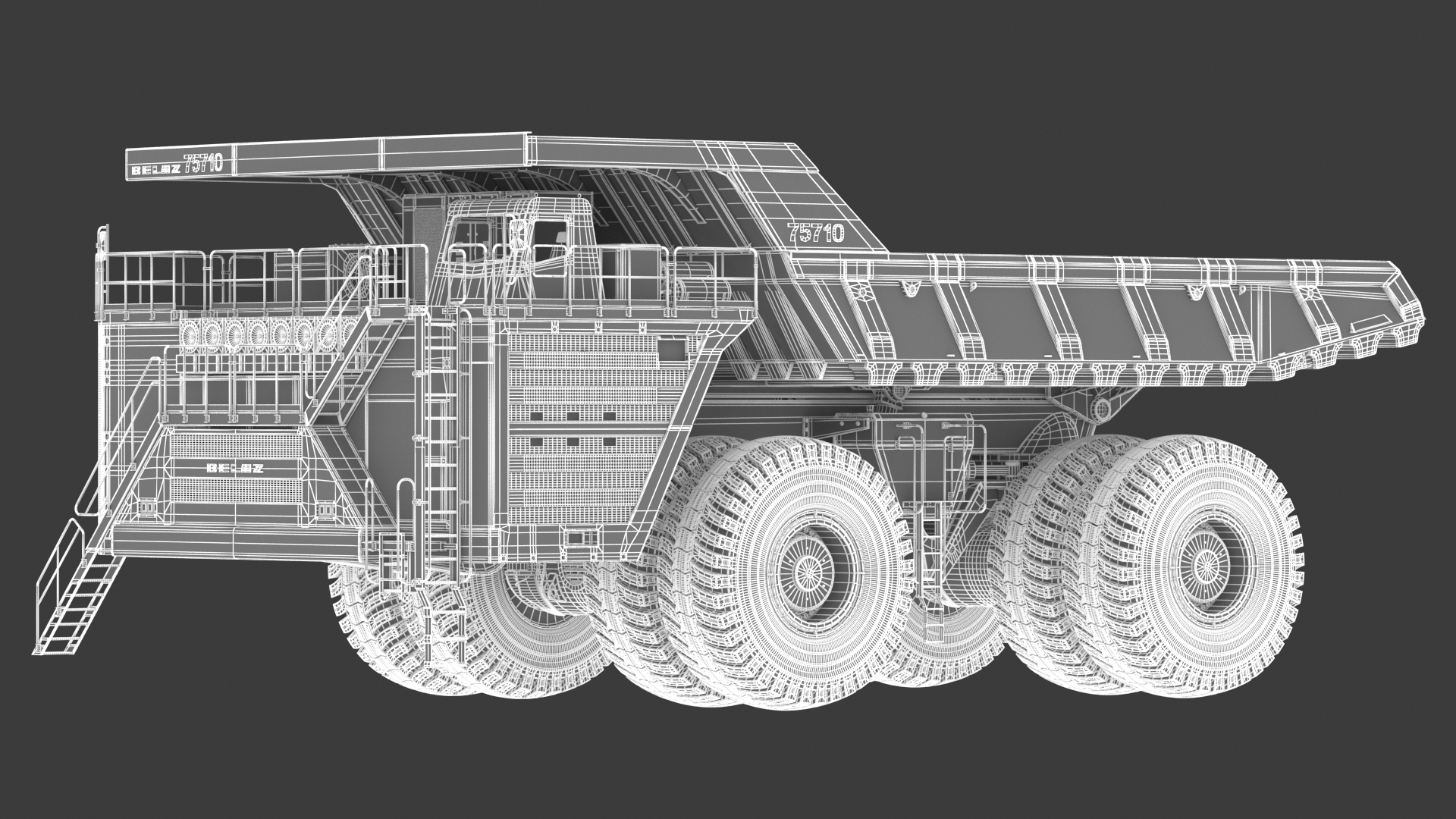 3D model belaz 75710 - TurboSquid 1560218