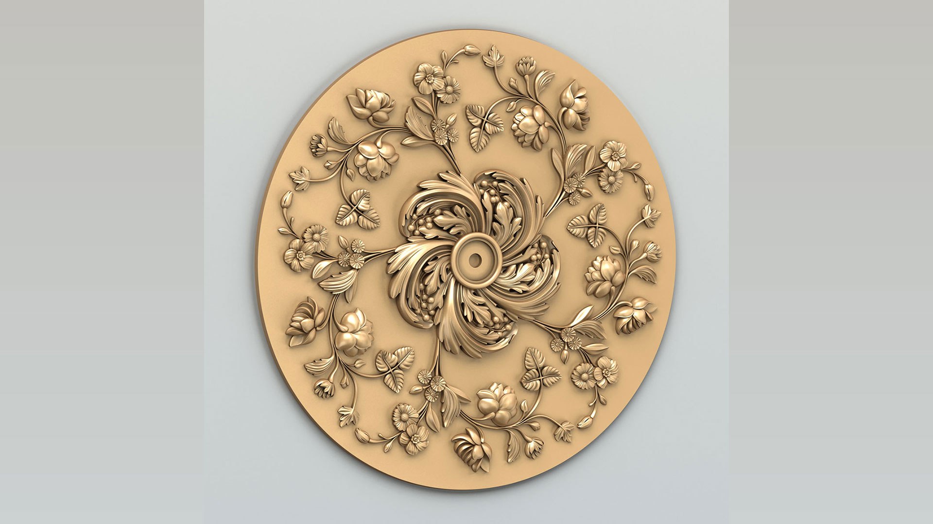 modelo 3d Round rosette 049 - TurboSquid 2040345