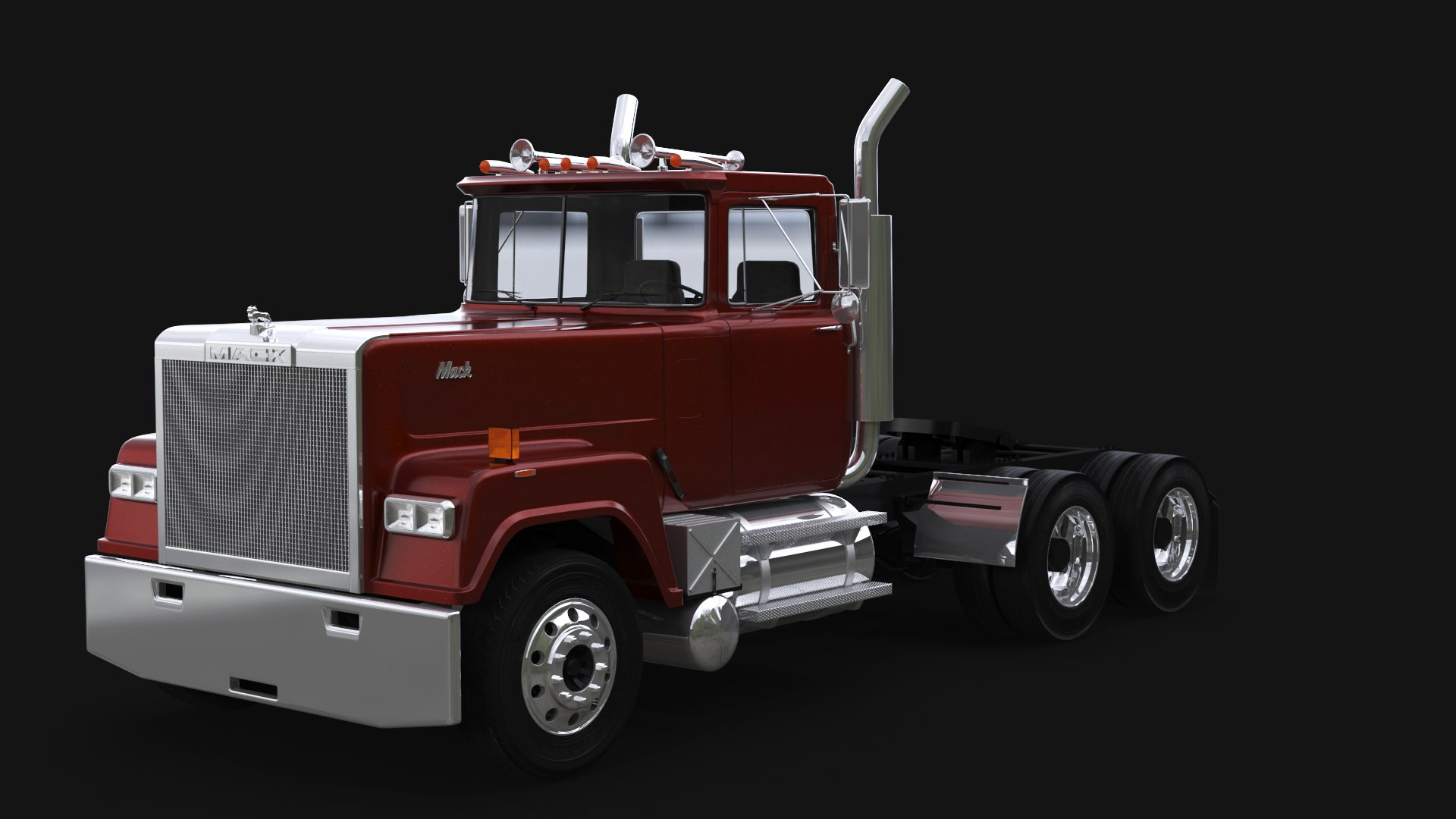 Mack Superliner Model - TurboSquid 1717223